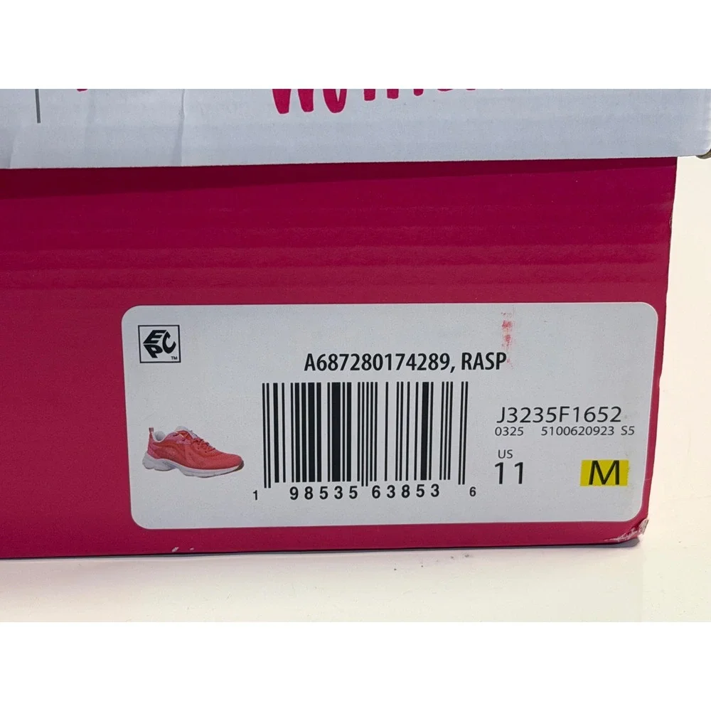 Ryka Skyrise Walking Sneaker‎ Pink Water Repellent Lace Up Shoes Size 11 Women